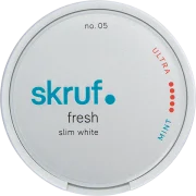 Skruf Fresh No. 5 Mint Ultra Strong Slim White