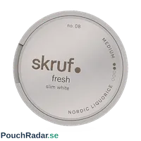 Skruf No. 08 Nordic Liquorice Slim White Portion