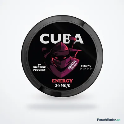 CUBA Ninja Energy Slim Strong All White Snus