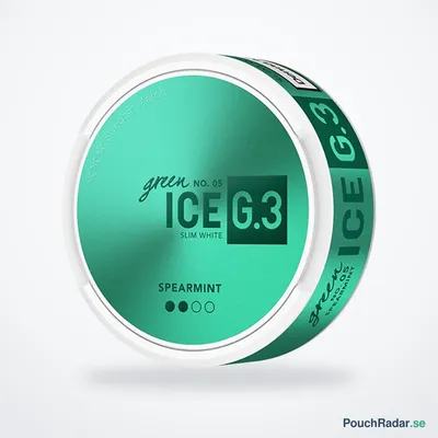 G.3 no04 Green Ice Slim White
