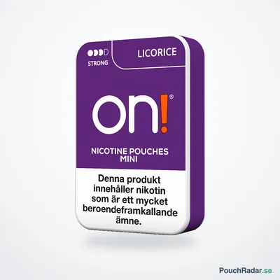 on! Licorice Mini 6mg