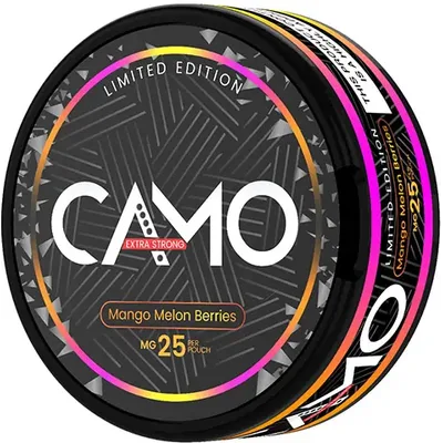 CAMO BLACK Mango Melon Berries Ultra Strong Limited Edition
