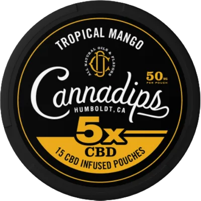 Cannadips Tropical Mango 50mg CBD