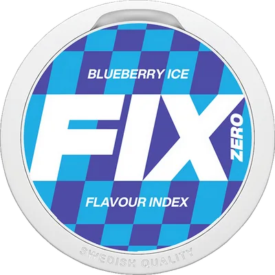 FIX Blueberry Ice Zero Nikotinfritt Snus