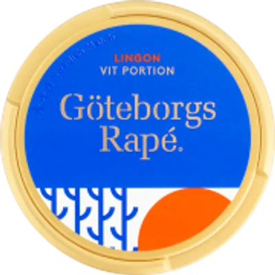 Göteborgs Rapé Lingon Vit Portion