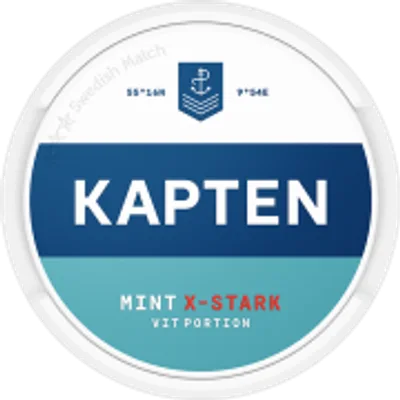 Kapten Mint X-Stark Vit Portion