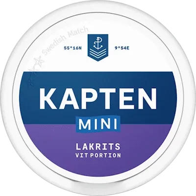 Kapten Mini Lakrits Vit Portion