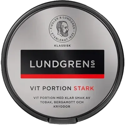 Lundgrens Vit Portion Stark