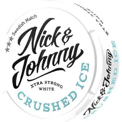 Nick and Johnny Crushed Ice White