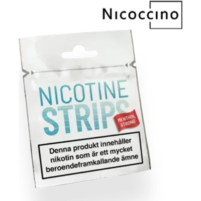 Nicoccino Nicotine Strips Menthol Strong | 1 mg