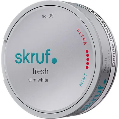 Skruf no 05 Slim Fresh Ultra Stark White Portion