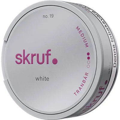 Skruf No. 19 Tranbär White Portion