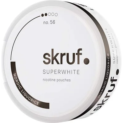 skruf SUPERWHITE no 56 Nordic Liquorice