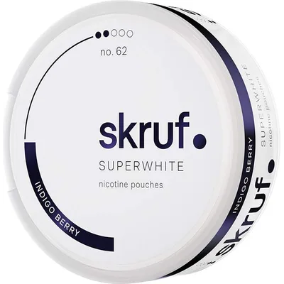 skruf SUPERWHITE no 62 Indigo Berry