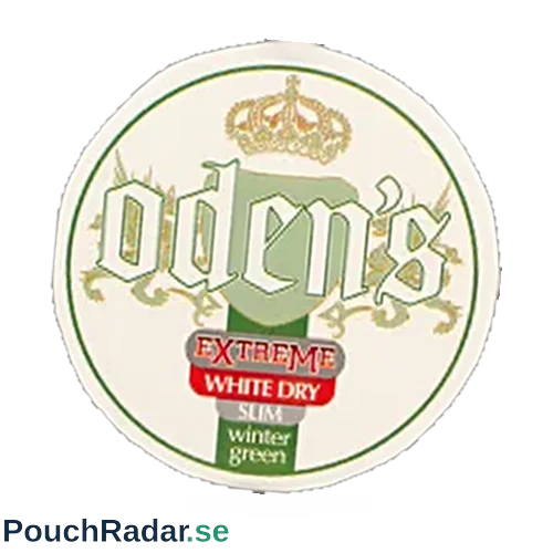 Odens Extreme Wintergreen Slim White Dry