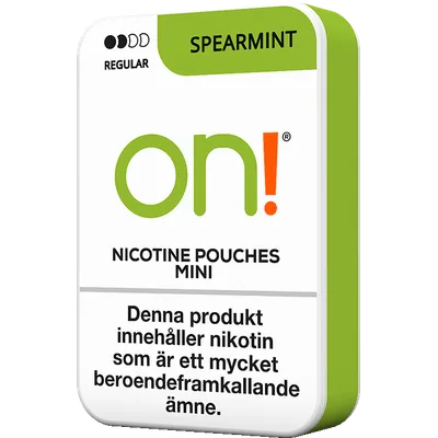On! Spearmint 3mg Mini