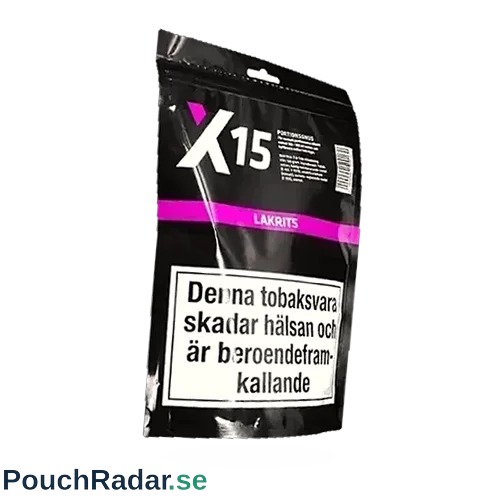 X-15 Lakrits Portion Snussats