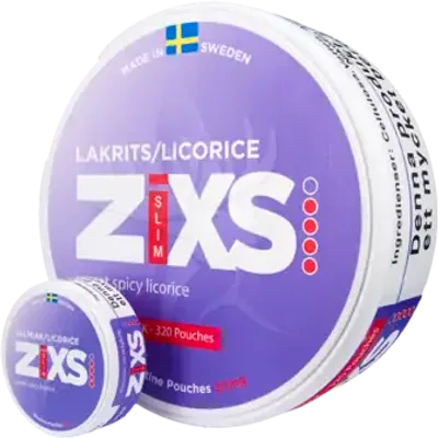ZIXS Slim Lakrits Jumbo Can | 10 mg