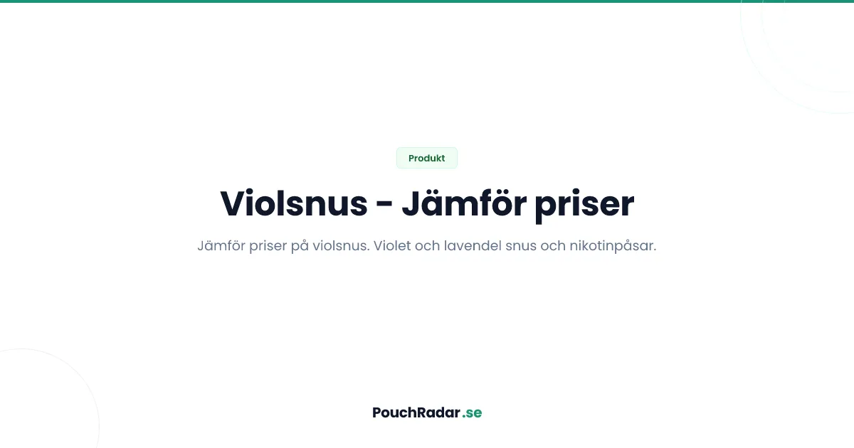 Violsnus — Jämför priser